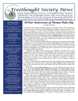 July August 2014 Newsletter