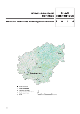 Bilan Scientifique 2 0 1 6 Corrèze