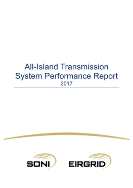 All-Island Transmission System Performance Report 2017