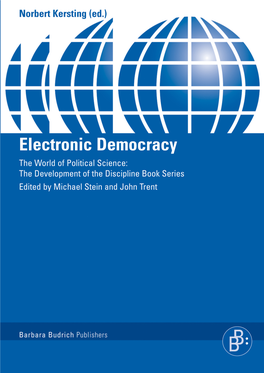 Electronic Democracy the World of Political Science— the Development of the Discipline