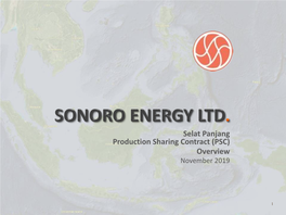 Sonoro Energy Ltd