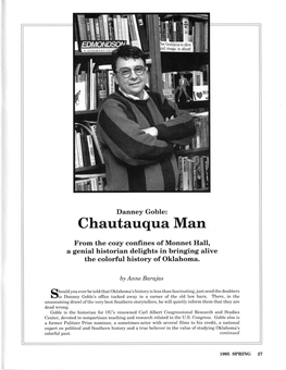 Chautauqua Man