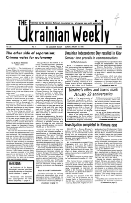 The Ukrainian Weekly 1991