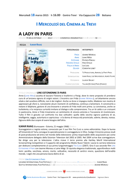 03 a Lady in Paris