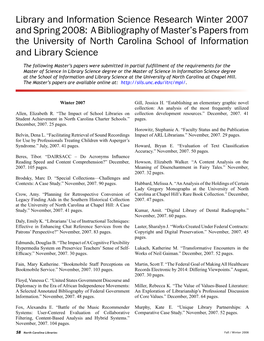 Library and Information Science Research