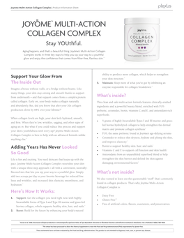 Joyˉome™ Multi-Action Collagen Complex