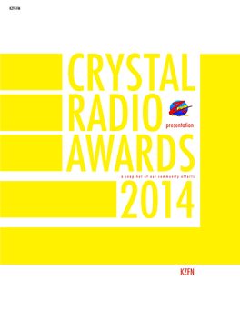 2015 National Association of Broadcasters Crystal Radio Award