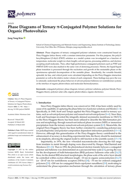 Phase Diagrams of Ternary -Conjugated Polymer Solutions For