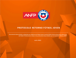 Protocolo Retorno Fútbol Joven