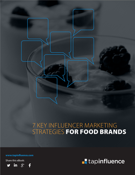 7 Key Influencer Marketing Strategies for Food Brands