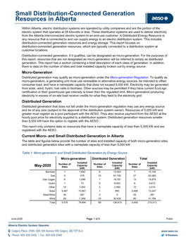 Microgen & DG Report June 2020