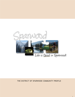 The District of Sparwood Community Profile