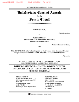 United States Court of Appeals Fourth Circuit