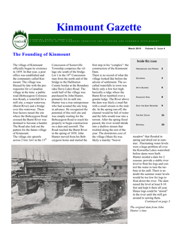 Kinmount Gazette