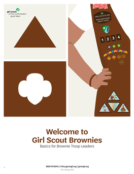 2021 Welcome to Girl Scout Brownies