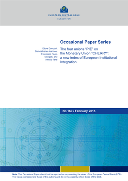 Occasional Paper Series