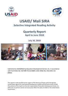 USAID/ Mali SIRA