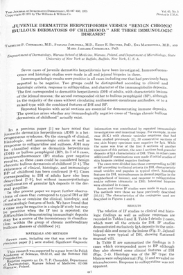 Benign Chronic Bullous Dermatosis of Childhood.