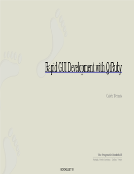 Rapid GUI Development with Qtruby