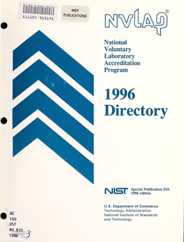 National Voluntary Laboratory Accreditation Program