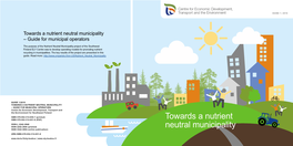 Towards a Nutrient Neutral Municipality – Guide for Municipal Operators