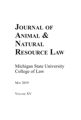 Journal of Animal & Natural Resource