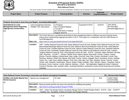 SOPA) 04/01/2019 to 06/30/2019 Dixie National Forest This Report Contains the Best Available Information at the Time of Publication