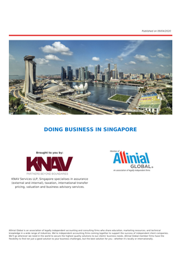 Doing Business in Singapore