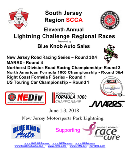 South Jersey Region SCCA Lightning Challenge Regional Races