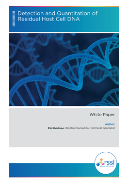 Detection and Quantitation of Residual Host Cell DNA