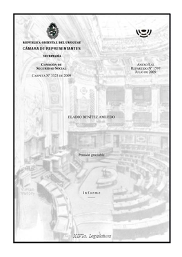 Cámara De Representantes, Aconseja La Aprobación Del Adjunto Proyecto De Ley