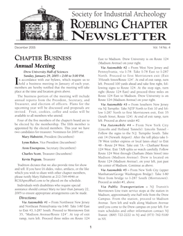 Roebling Chap. Newsletter, 14-4 December 2005