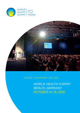 World Health Summit 2018 Information