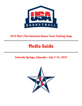 USA Basketball Men's Pan American Games Media Guide Table Of