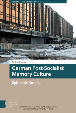 German Post-Socialist Memory Culture