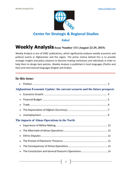 Weekly Analysis/131