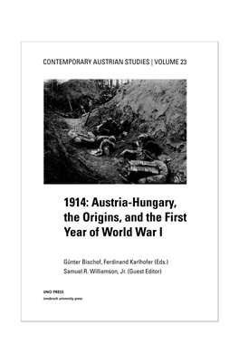 Conrad Von Hötzendorf and the “Smoking Gun”: a Biographical Examination of Responsibility and Traditions of Violence Against Civilians in the Habsburg Army 55