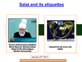 Salat and Its Etiquettes