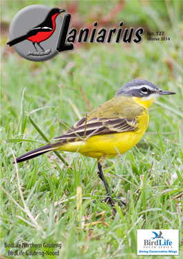 Birdlife Northern Gauteng Birdlife Gauteng-Noord Newsletter of Birdlife Northern Gauteng Nuusbrief Van Birdlife Gauteng-Noord