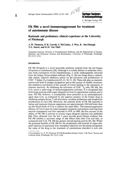 6/ - Springer Semin Immunopathol (1993) 14:323-344 /'J Springer Seminars I in Immunopathology © Springer-Verlag 1993