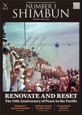 Kohima: Turning Occupational Japanese Interlude the Tides of War Hazards Walter Sim Monzurul Huq Robert Whiting 02 | FCCJ | AUGUST 2020