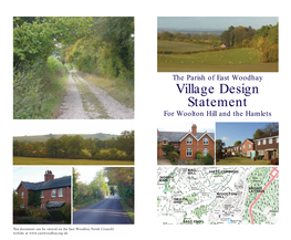 Village Design Statement for Woolton Hill and the Hamlets