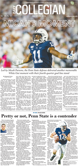 Pretty Or Not, Penn State Is a Contender