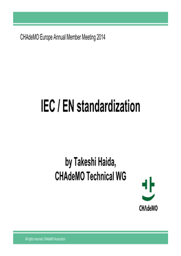 IEC / EN Standardization