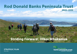 Rod Donald Banks Peninsula Trust 2020–2030