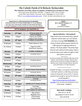 The Catholic Parish of St Richard, Skelmersdale