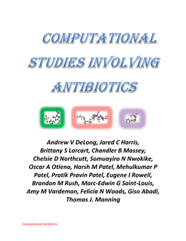 Computational Antibiotics Book