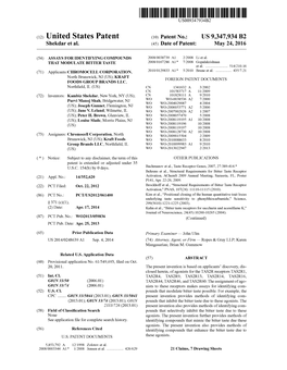 (12) United States Patent (10) Patent No.: US 9,347,934 B2 Shekdar Et Al