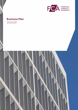 Business Plan 2019/20 Business Plan 2019/20