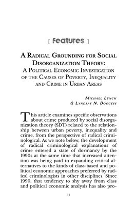 Radical Criminology